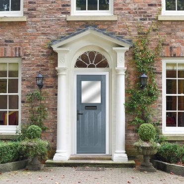 GRP Front door Eaton Stipolytte Glass