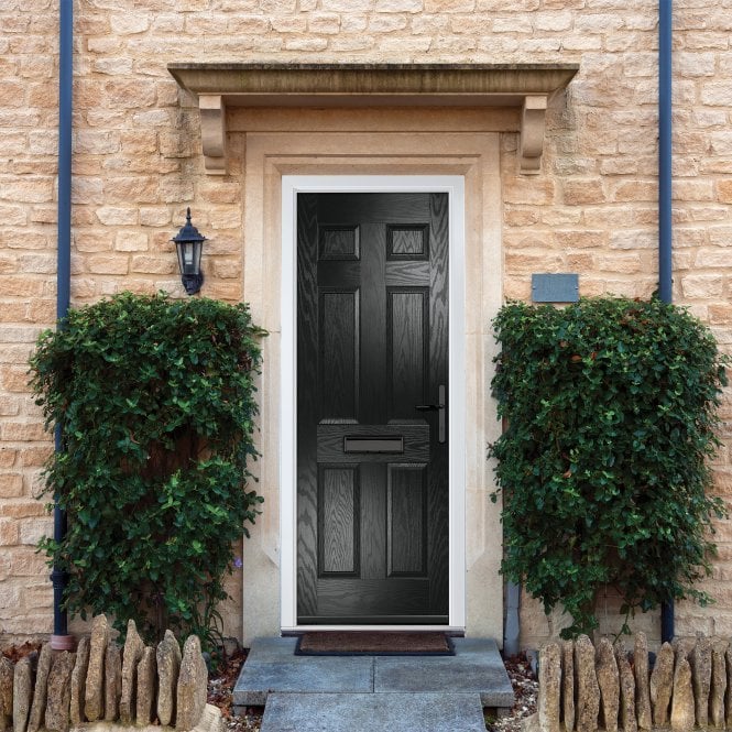Crystal GRP Front door Muirfield solid