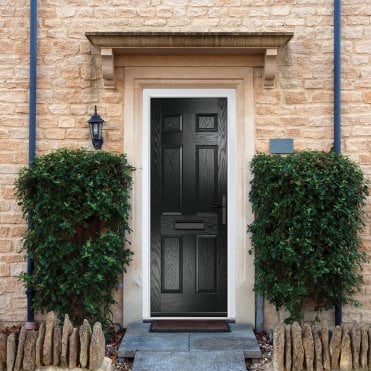 GRP Front door Muirfield solid