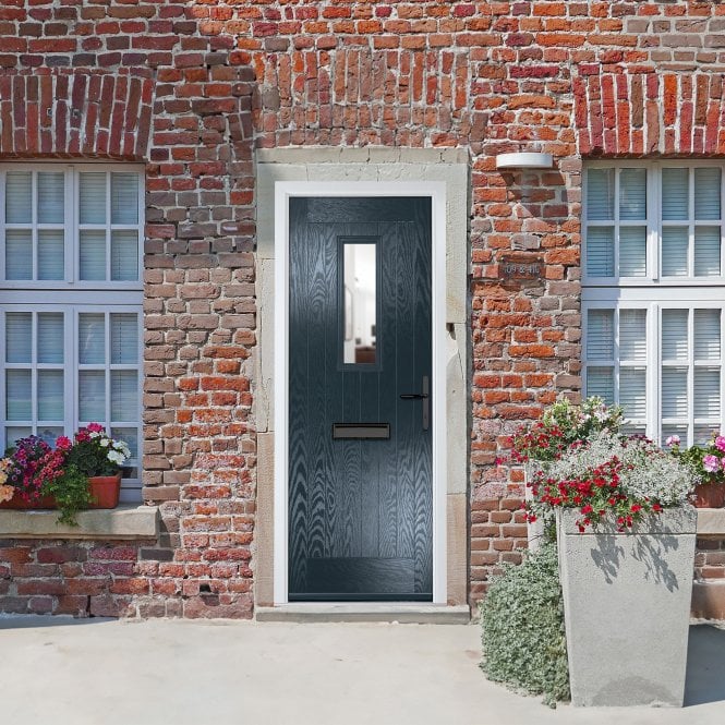 Crystal  GRP Front door Sunningdale Clear Glass