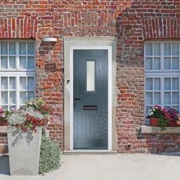 GRP Front door Sunningdale Stipolytte Glass