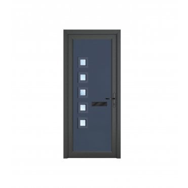 crystal Malaga 5 - Contemporary 5 Glass Malaga Grey/White