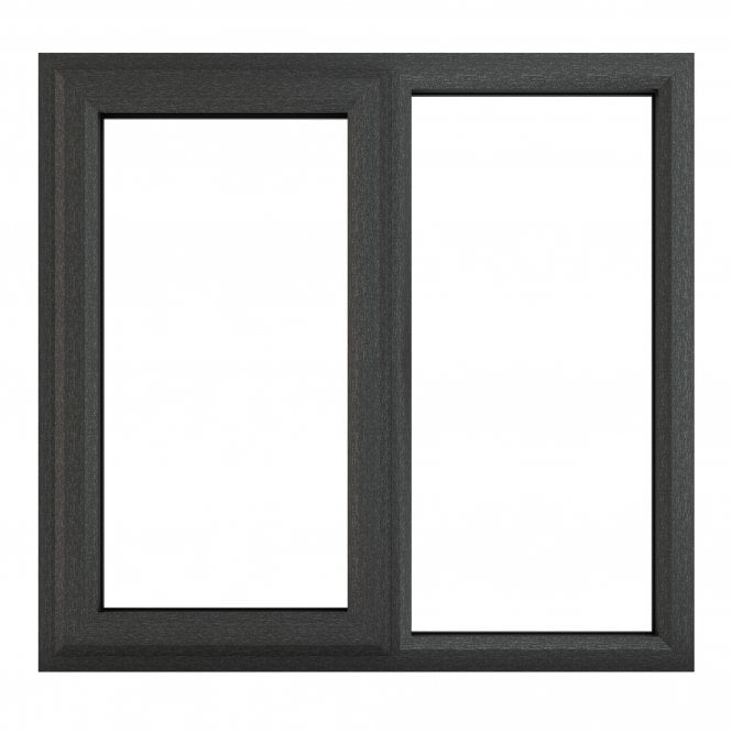 Crystal Triple Glazed Window Grey/White LH Clear