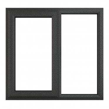 Crystal Triple Glazed Window Grey/White LH Clear