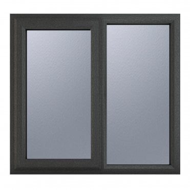 Crystal Triple Glazed Window Grey/White LH Obscure