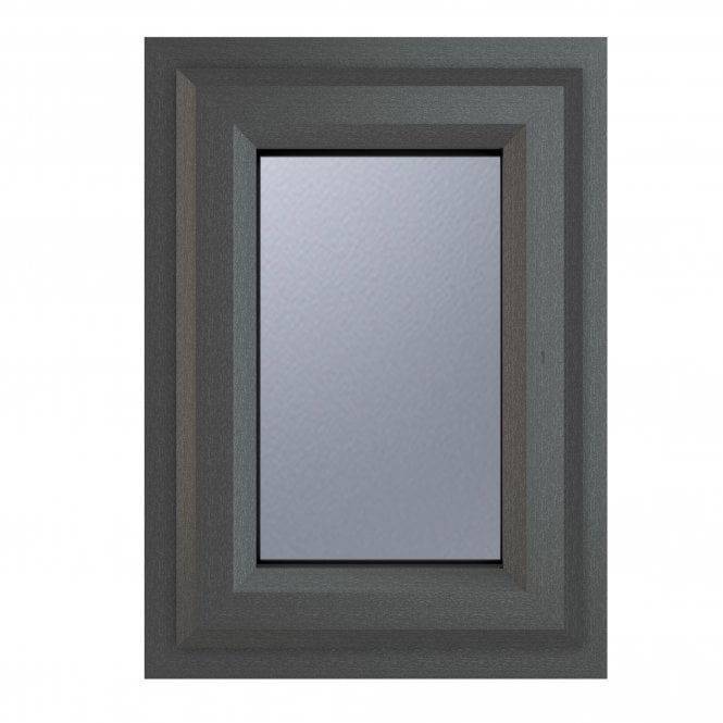 Crystal Triple Glazed Window Grey/White Top Obscure