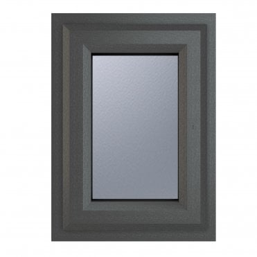 Crystal Triple Glazed Window Grey/White Top Obscure