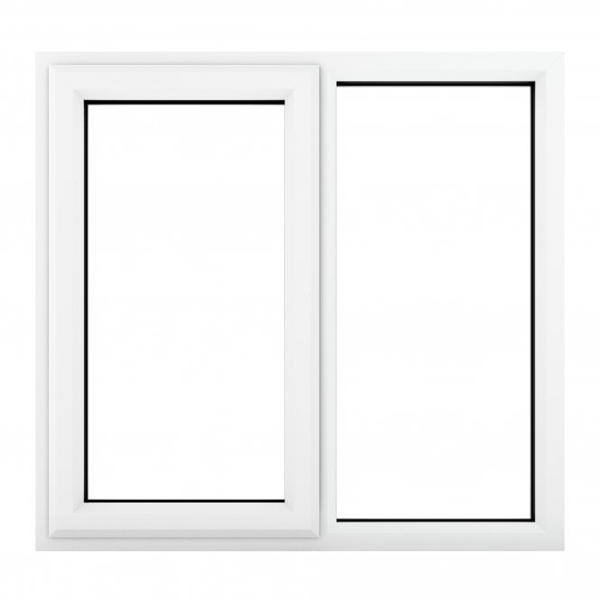 Crystal Triple Glazed Window White LH Clear