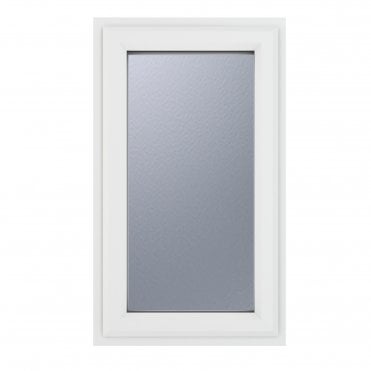 Crystal Triple Glazed Window White LH Obscure