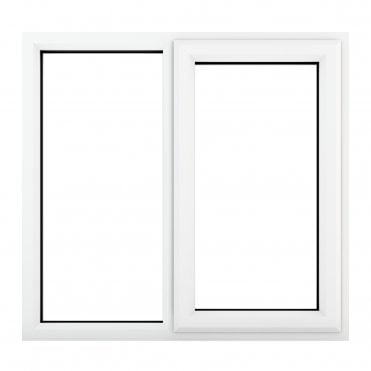 Crystal Triple Glazed Window White RH Clear