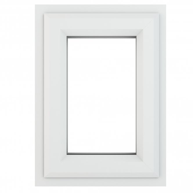 Crystal Triple Glazed Window White Top Clear