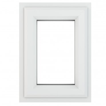 Crystal Triple Glazed Window White Top Clear