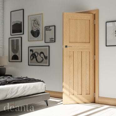 Cambridge Unfinished Oak Door