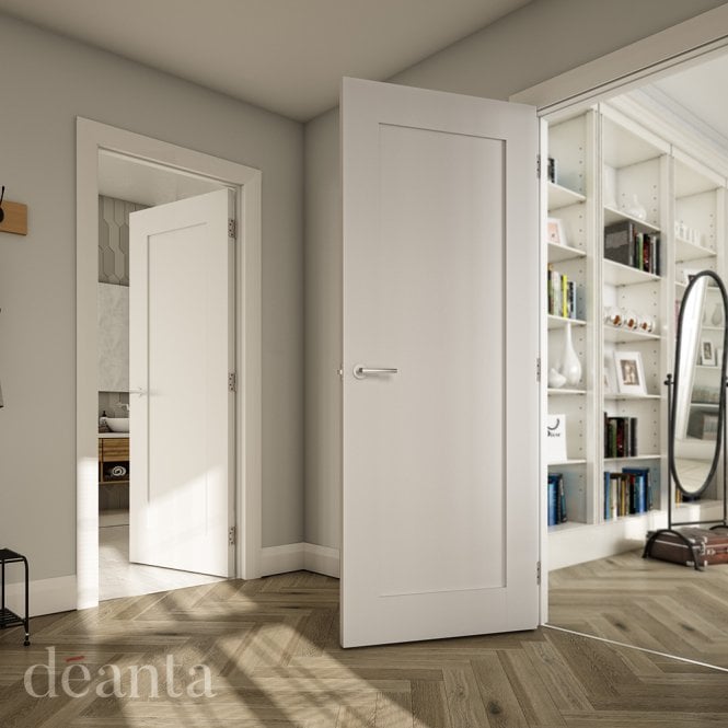 Deanta Denver White Primed Door