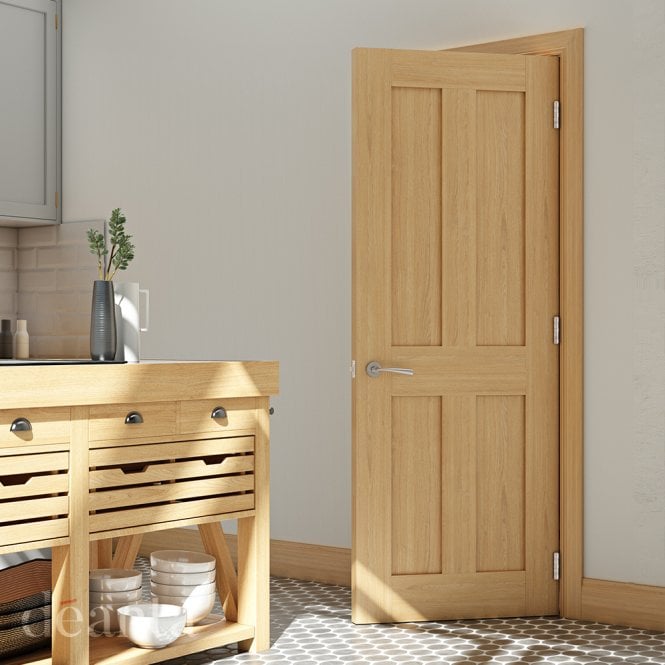Deanta Eton Unfinished Oak Door