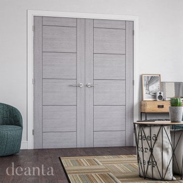 Montreal Light Grey Ash Door
