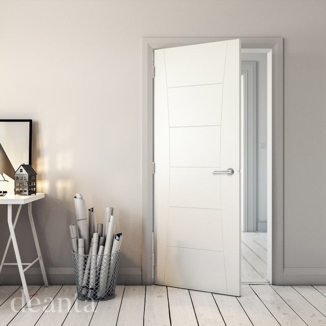 Deanta Pamplona White Primed Door