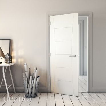 Pamplona White Primed Door