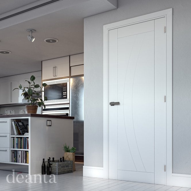 Deanta Ravello White Primed Door