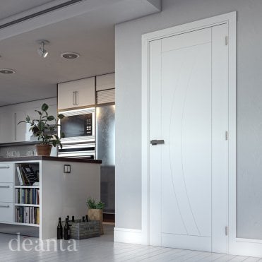 Ravello White Primed Door