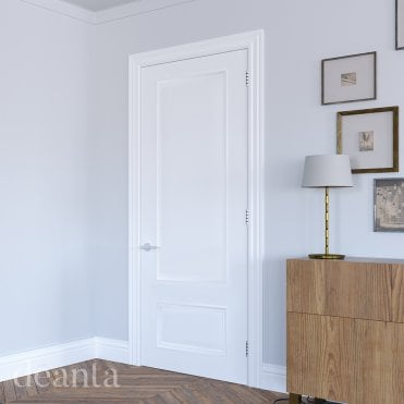 Sandringham White Primed Door