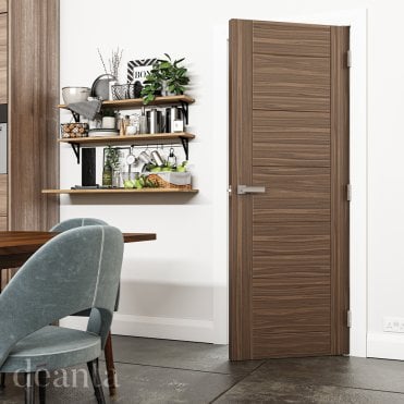 Seville Prefinished Walnut Door