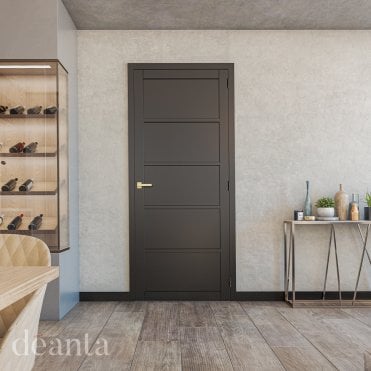 Shoreditch Black Prefinished Door