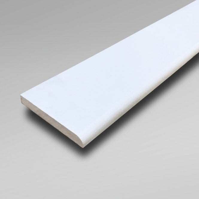 Donaldsons White Primed pencil round MDF R1A Skirting 14.5 x 95 x 5.4m