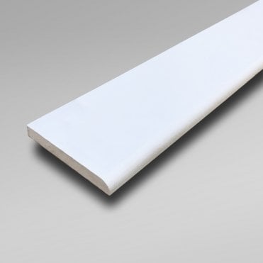 White Primed pencil round MDF R1A Skirting 14.5 x 95 x 5.4m
