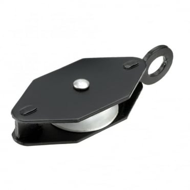 eliza tinsley 1 1/2inch Black Awning Pulley Nylon Wheel Box