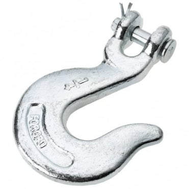 1/4inch  Bright Zinc Plated (BZP) Clevis Slip Hook (Box of 5)