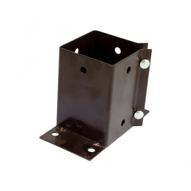 Eliza Tinsley 100mm Brown Flush Bolt Post Sup (Box of 10)
