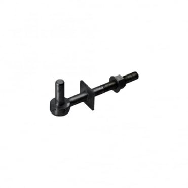 12" x 3/4" Black Gate Hangers To Bolt (Box of 5)