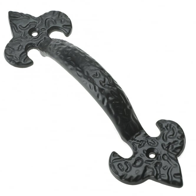 Eliza Tinsley 179mm Handle Pull Fleur De Lys Black (Box of 5)
