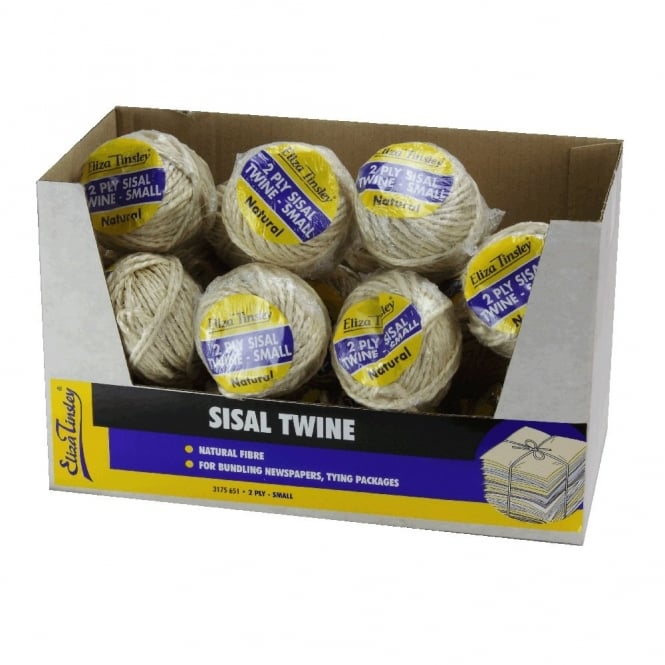 Eliza Tinsley 2 Ply Sisal Twine Large (Box of 10)