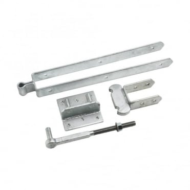 24" Galv. Rising/Self Closing Field Gate Hinge Set