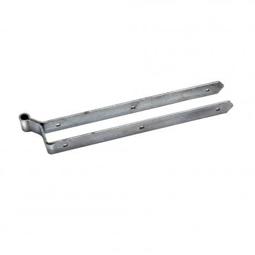24" Galvanised Double Strap Band, Offset Eye on Corner (Box of 5)