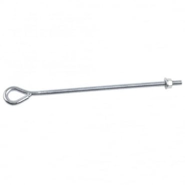 250mm x M10 Galvanised Welded Eyebolts 2N & 2W (Box of 50)