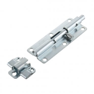 3" 76mm Galvanised Barrel Bolt (with fixings)