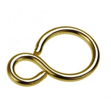 38mm Brass Consumer Hooks Brass Finish (Box of 10)