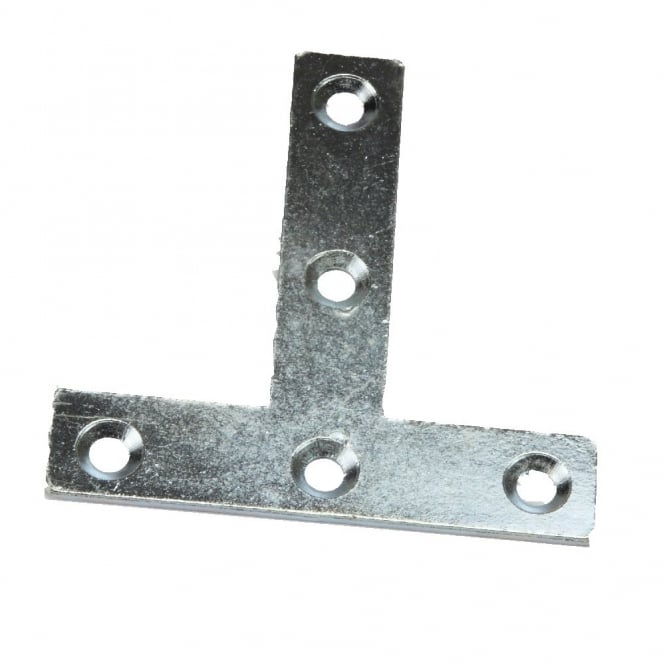 Eliza Tinsley 3inch  (76mm ) Bright Zinc Plated (BZP) Tee Plate (Box of 25)