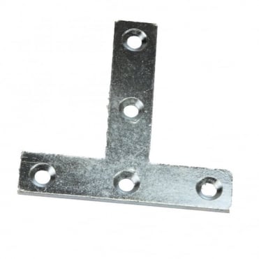 3inch  (76mm ) Bright Zinc Plated (BZP) Tee Plate (Box of 25)
