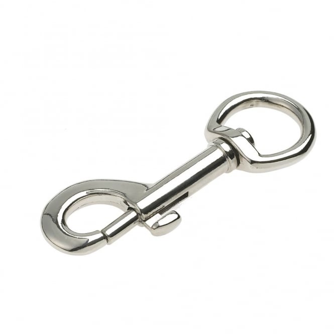Eliza Tinsley 3inch  Nickel Plated Swivel Harness Snap Hook (10)