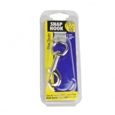 3inch  Nickel Plated Swivel Harness Snap Hooks (Box of 5)