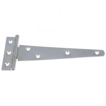 4" 101mm Bright Zinc Plated BZP Light Tee Hinges (with Fixings)