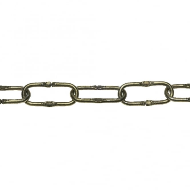 Eliza Tinsley 4 x 40mm Ant.Br. Marq.Emb.Oval Chain Pail - 30m