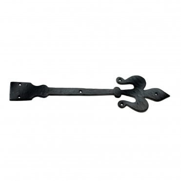 406mm Black Hinge Front Fleur De Lys