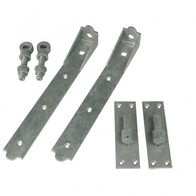 Eliza Tinsley 48inch Galvanised Adjustable Hook & Band (Box of 1 Pair)