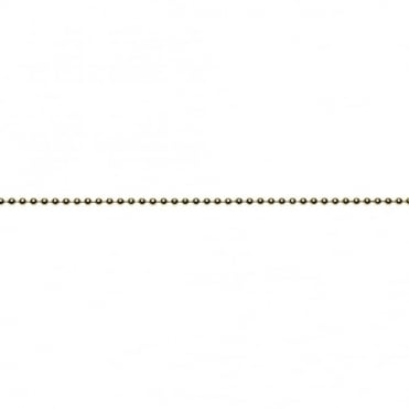 4mm Ball Chain (No.8) Pol/Brass 20M/Mini Rl