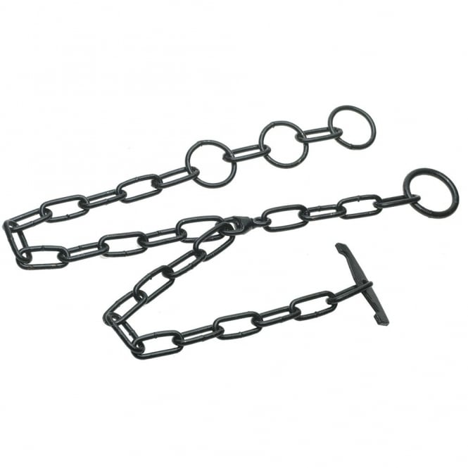 Eliza Tinsley 51mm Black Solid Ring Cowtie 'Tee bar' (Box of 5)